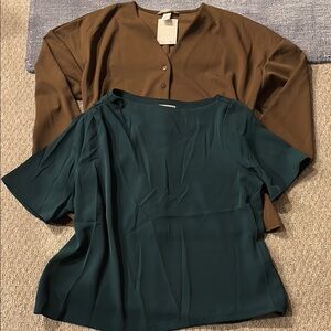 2 BLOUSE BUNDLE / SIZE XL / NWT